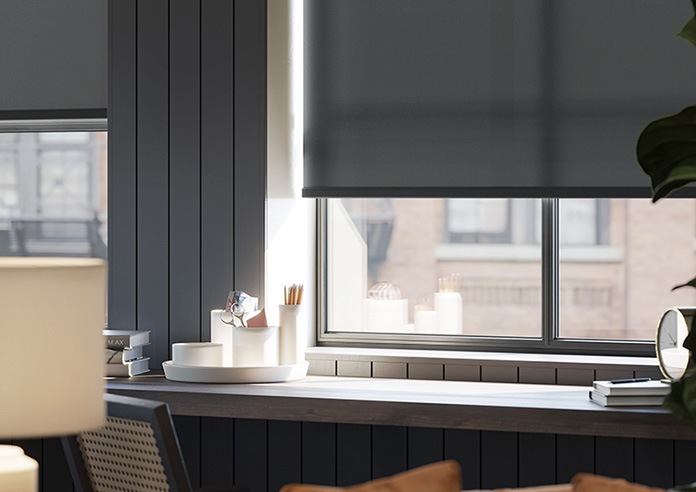 Roma (FR), Ebony - Twist&Fit Roller Blind - Image 5